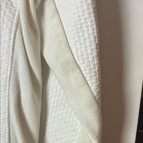 Calvin Klein Leather Women's Cream Faux Rider Jacket - Picture 12 of 13